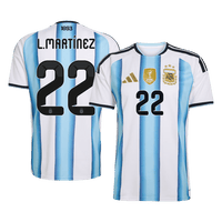 L. MARTINEZ #22 Argentiinan kotijalkapallopaita MM 2026