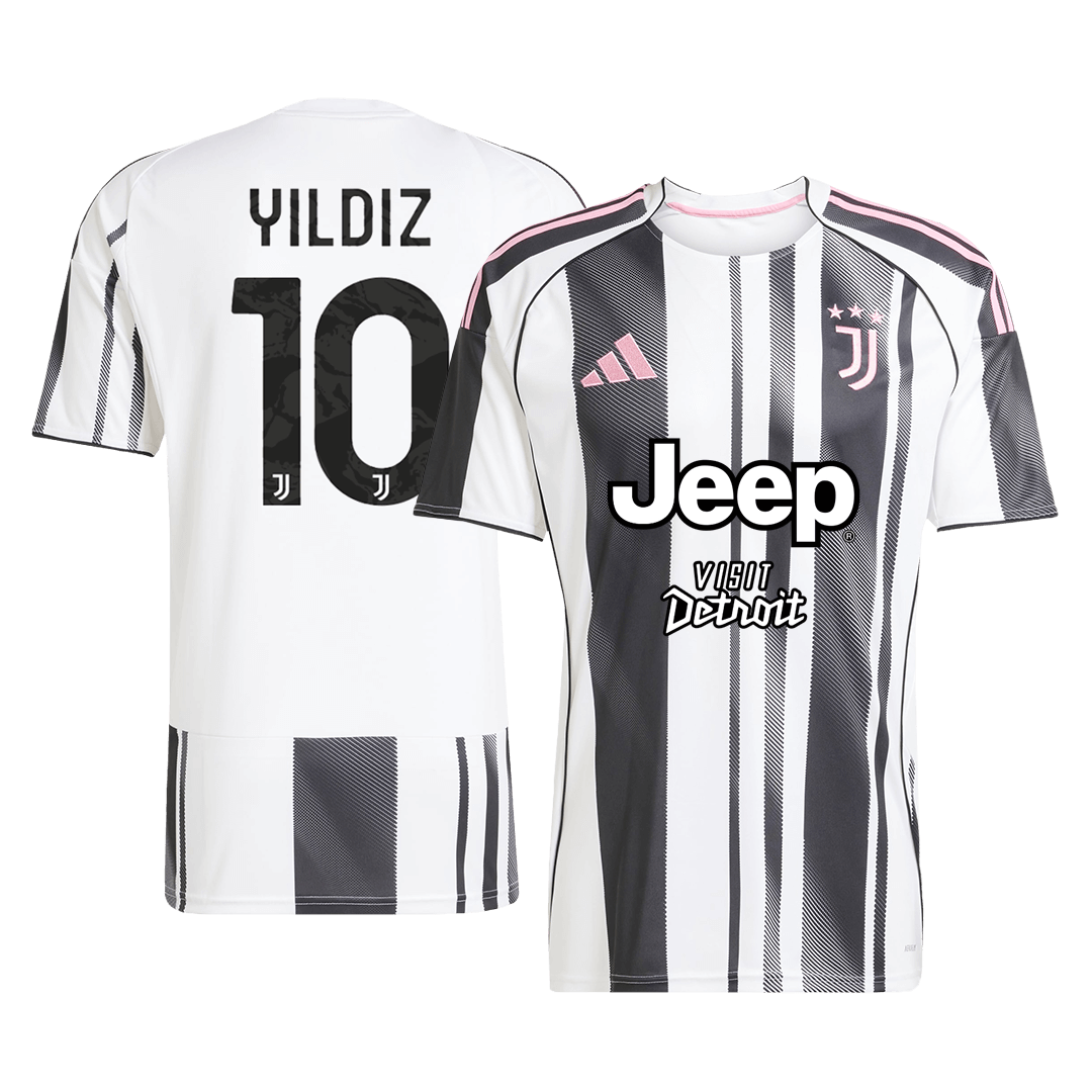 YILDIZ #10 Juventus hjemmefotballdrakt 2025/26