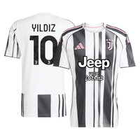 YILDIZ #10 Juventus hjemmefotballdrakt 2025/26