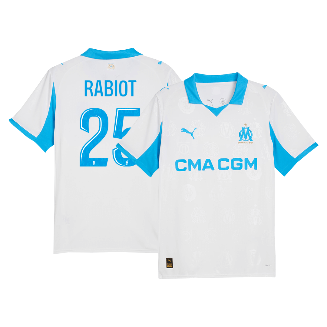 RABIOT #25 Marseille hjemmefotballdrakt 2025/26