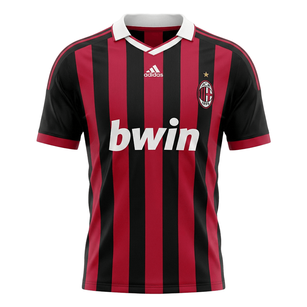 Retro jalkapallopaita AC Milan Koti 2009/10