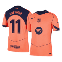 RAPHINHA #11 Barcelona Third Away Autentisk fotballdrakt 2025/26 - UCL
