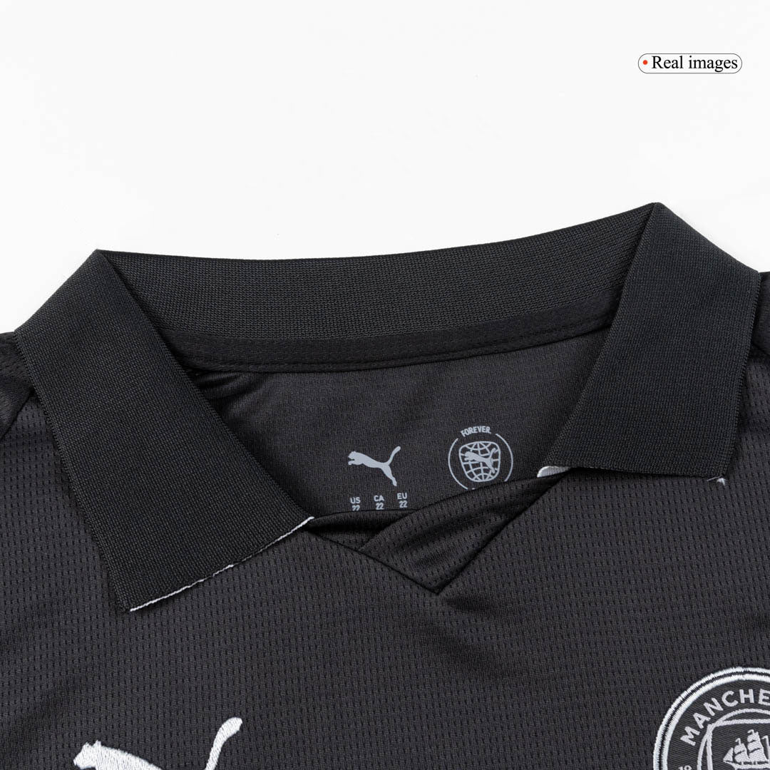 Manchester City Away Kids Fotballdrakter Full Kit 2025/26
