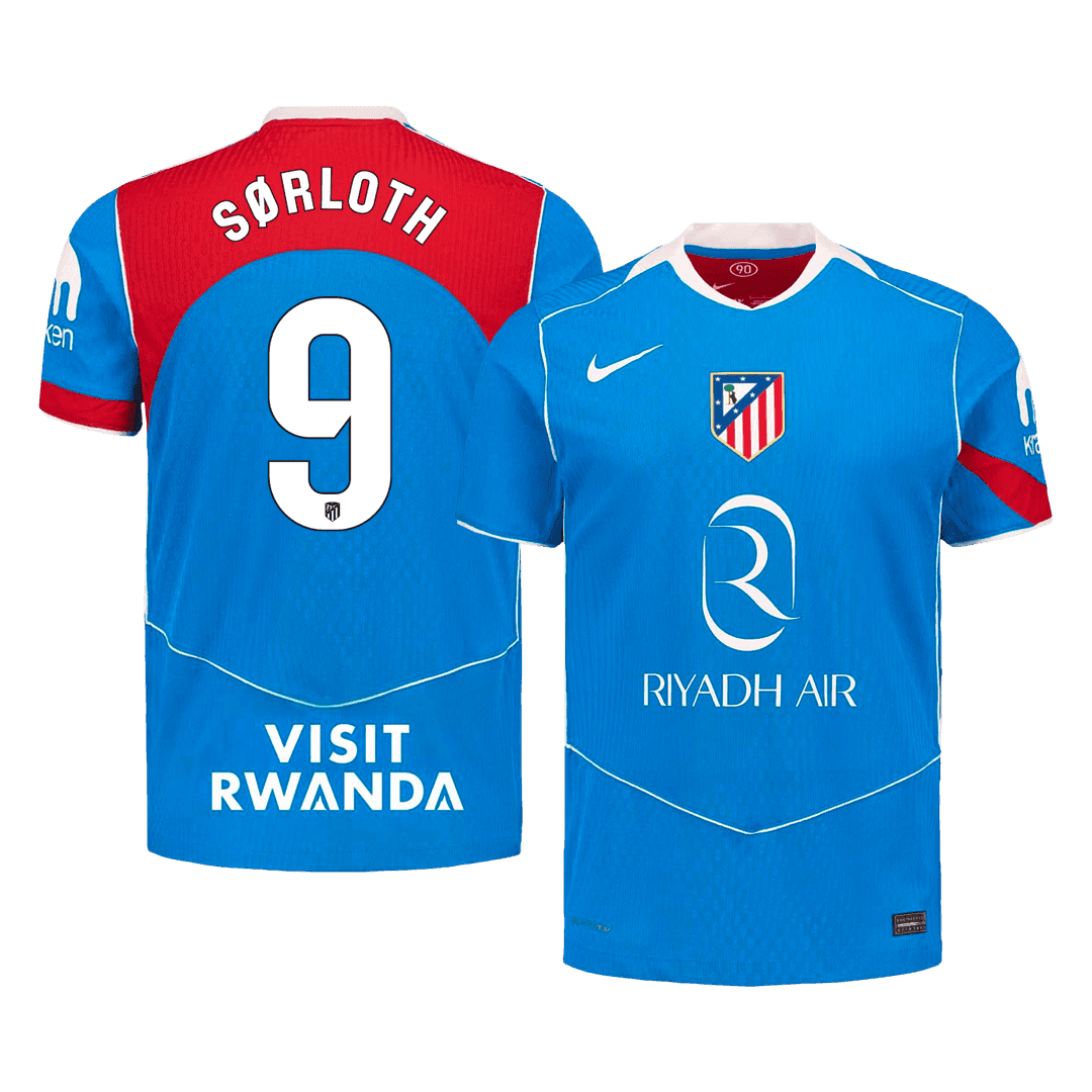 S?RLOT #9 Atletico Madrid Tredje Bortespillerversjon 2025/26