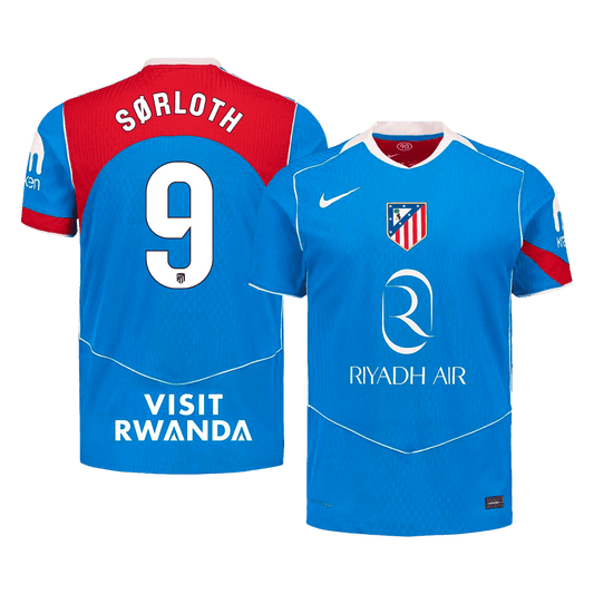 S?RLOT #9 Atletico Madrid Tredje Bortespillerversjon 2025/26