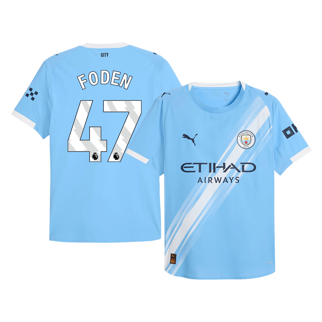 FODEN #47 Manchester City Hjemmespillerversjon Trøye 2025/26
