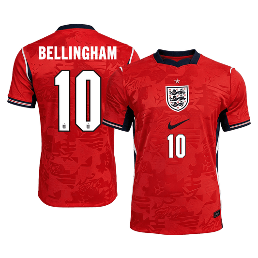 BELLINGHAM #10 England Bortespillerversjon Jersey World Cup 2026