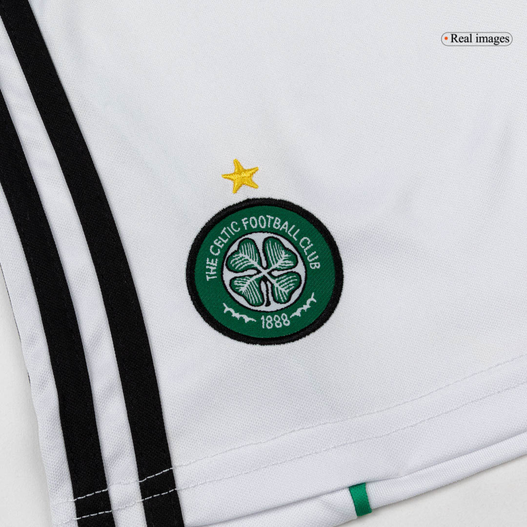 Celtic tilpassede hjemmefotballsett for barn 2025/26