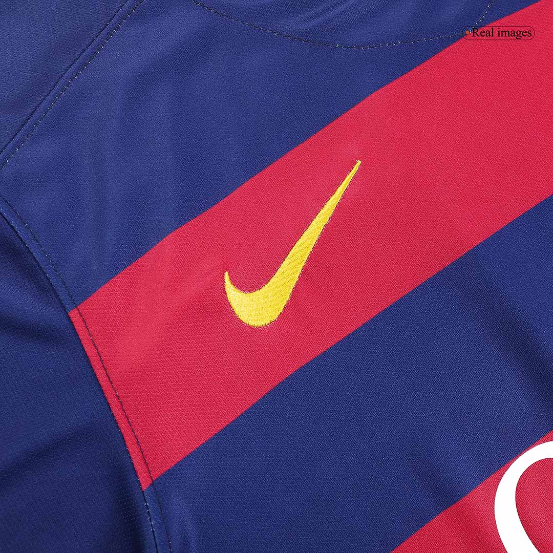 Retro fotballdrakt Barcelona Hjem 2015/16