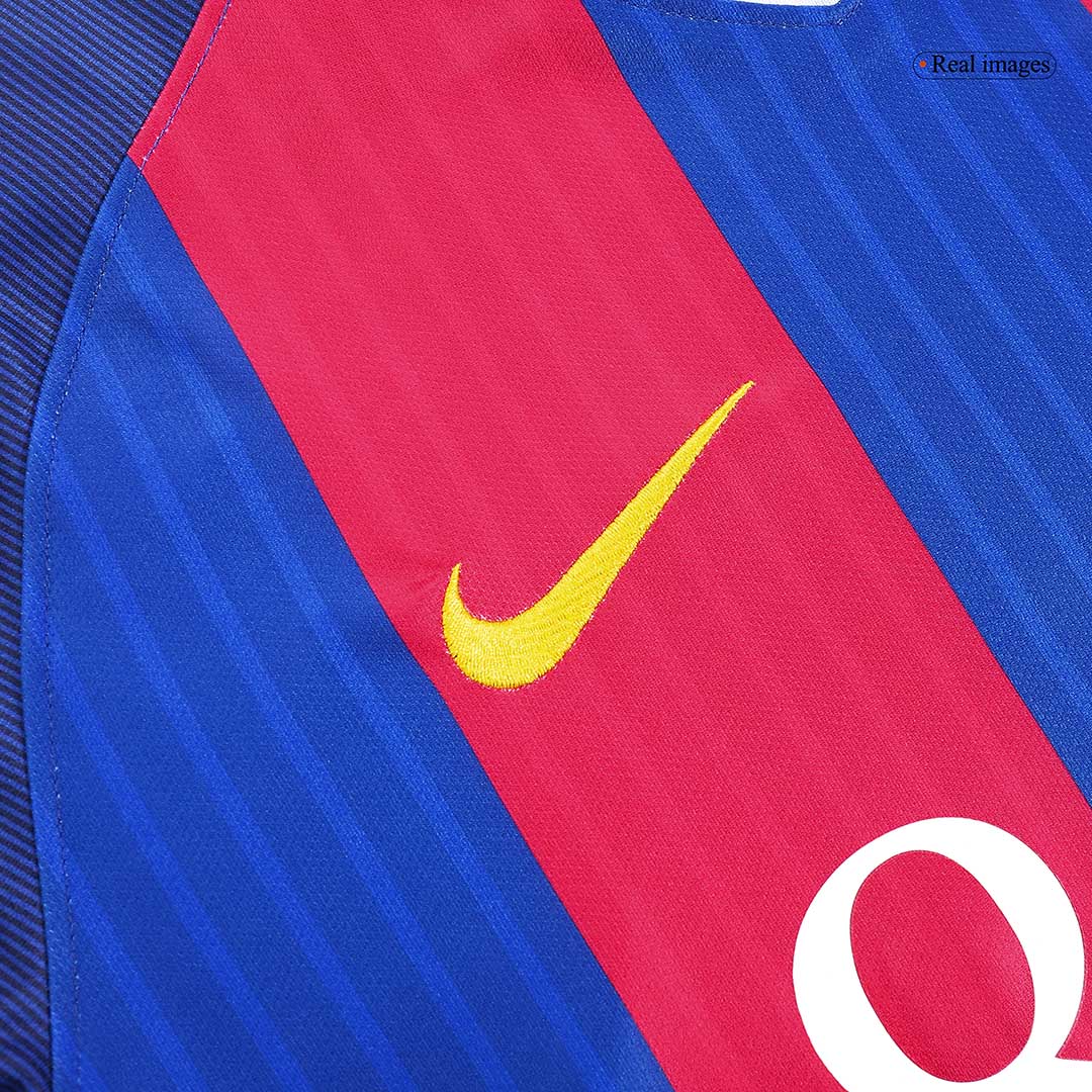 Retro fotballdrakt MESSI #10 Barcelona Hjem 2016/17