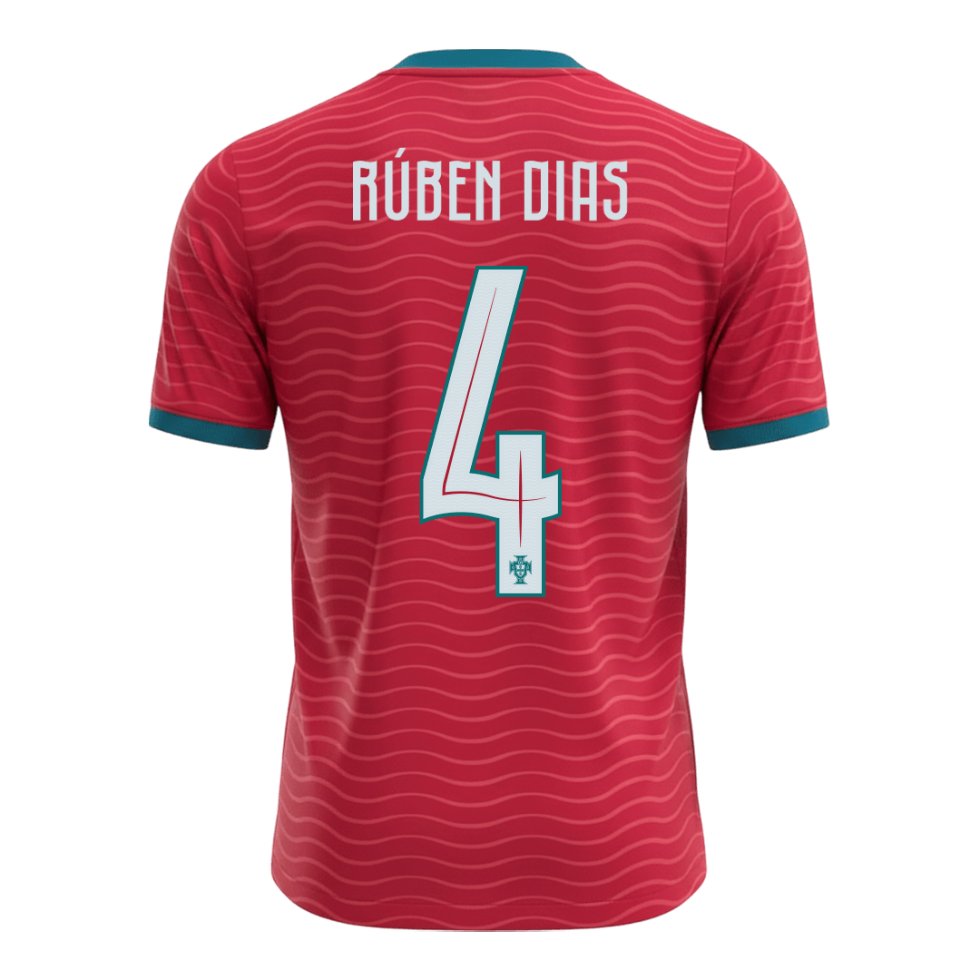 RúBEN DIAS #4 Portugal hjemmefotballdrakt VM 2026