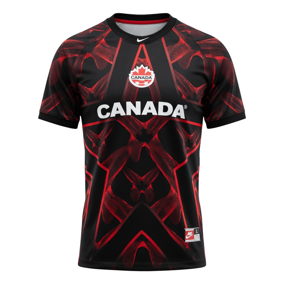 Canada Goalkeeper Fotball-VM 2026 rød og svart