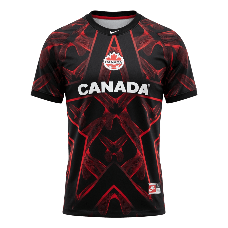 Canada Goalkeeper Fotball-VM 2026 rød og svart