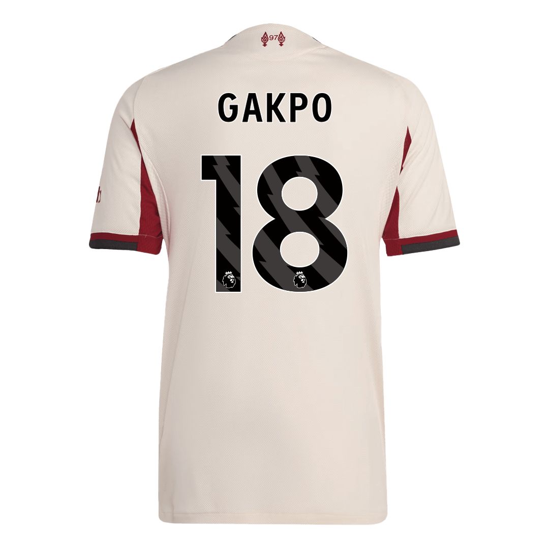 Autentisk fotballdrakt GAKPO #18 Liverpool Borte 2025/26