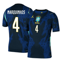 MARQUINHOS #4 Brasil Bortespillerversjon Jersey World Cup 2026