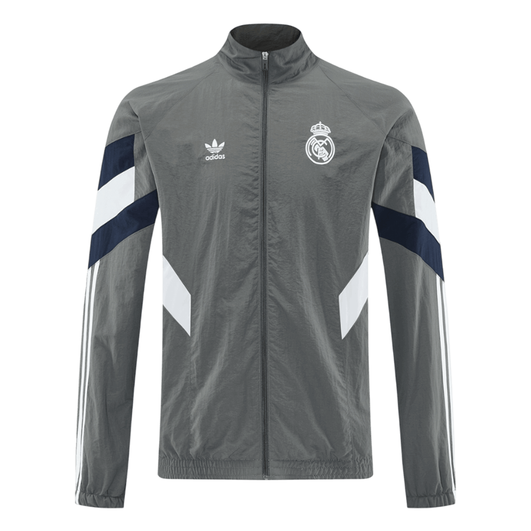 Real Madrid vindjakkejakke 2025/26 - Grå
