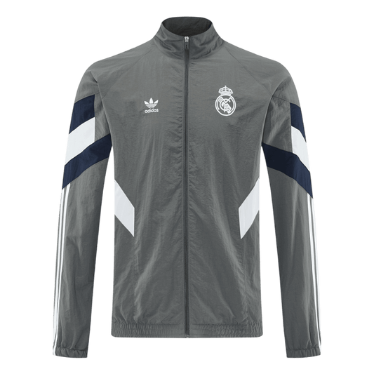 Real Madrid vindjakkejakke 2025/26 - Grå