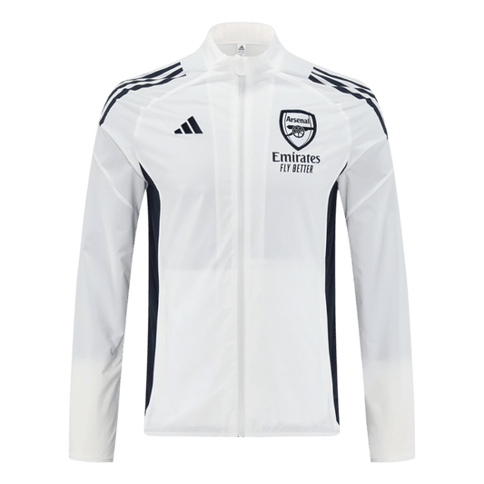 Arsenal Windbreaker Jacket 2025/26 - Hvit