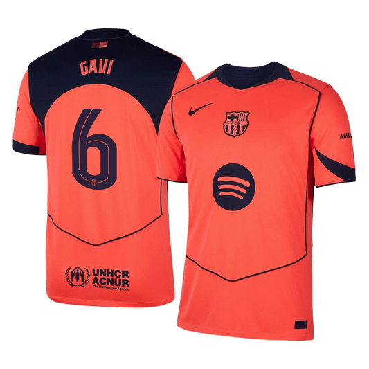 GAVI #6 Barcelona Third Away Fotballdrakt 2025/26 -UCL