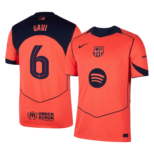 GAVI #6 Barcelona Third Away Fotballdrakt 2025/26 -UCL