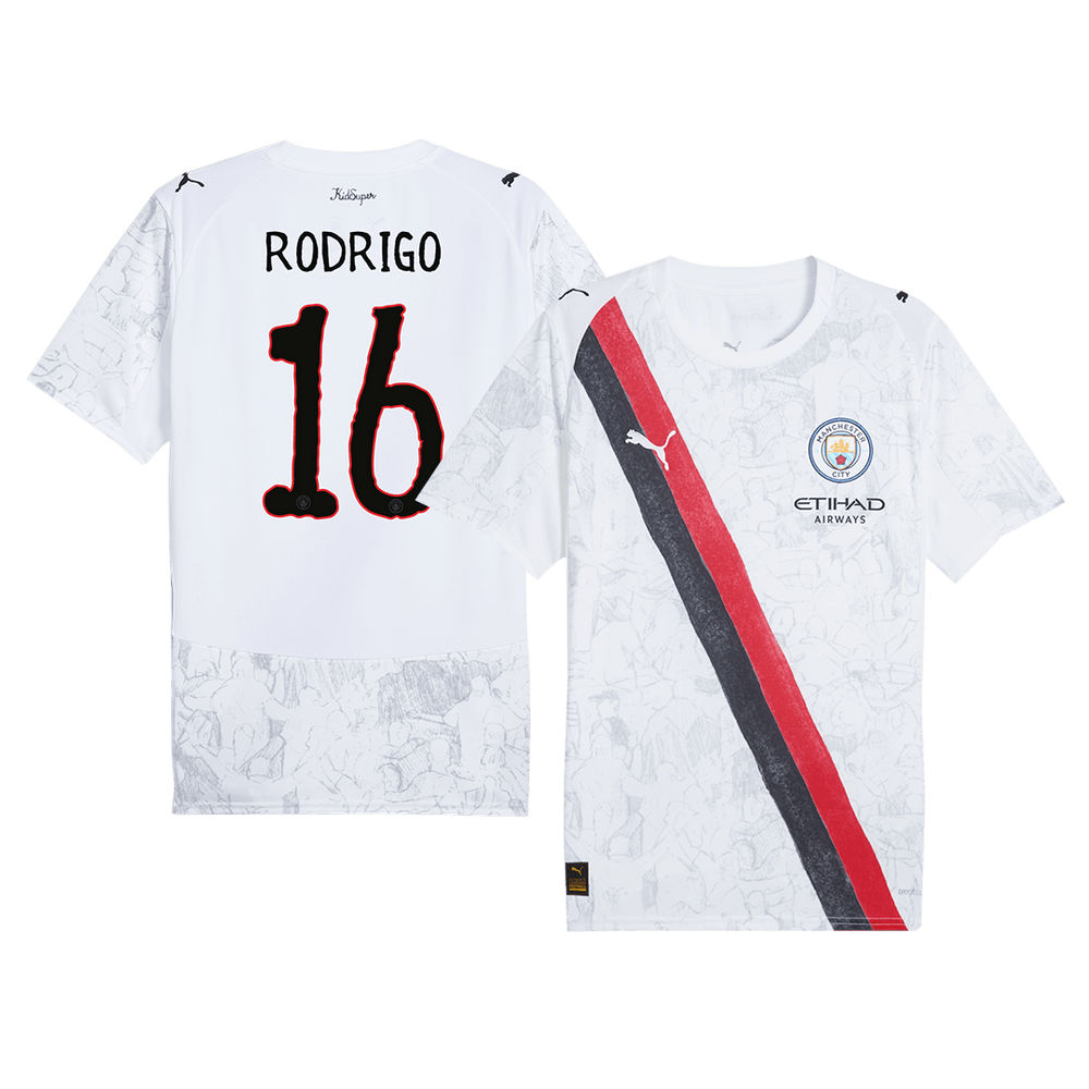 RODRIGO #16 Manchester City KidSuper Jalkapallopaita Maailmancup 2025/26 - Seurojen MM-kisat
