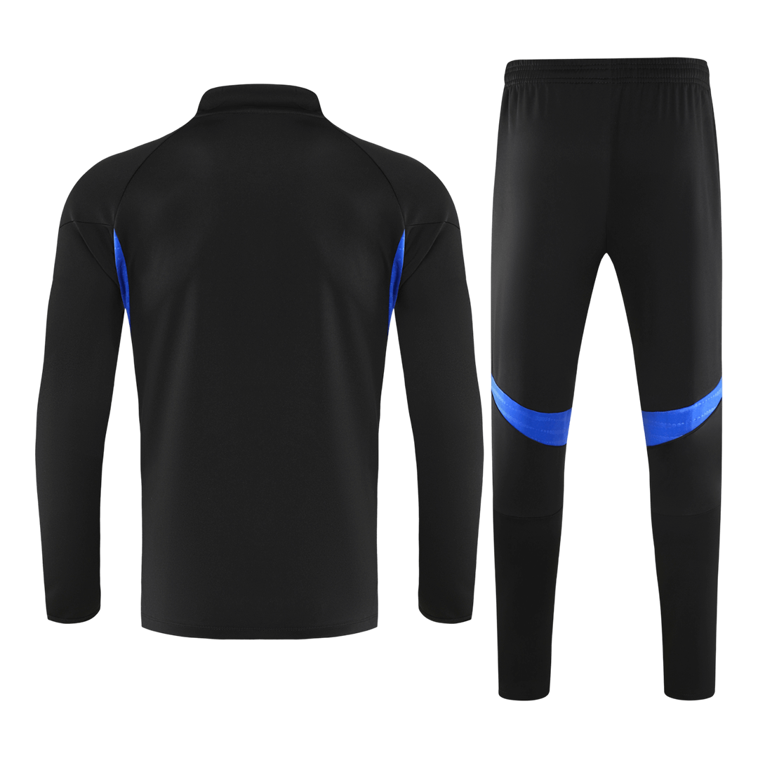 Manchester United 1/4 Zip Tracksuit 2025/26 Svart