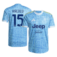 KALULU #15 Juventus Autentisk Fotballdrakt Borte 2025/26