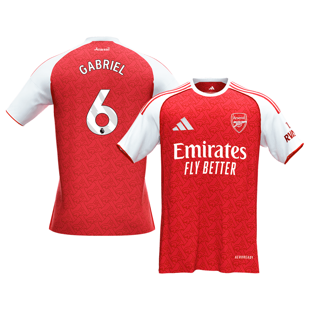GABRIEL #6 Arsenal hjemmefotballdrakt 2025/26