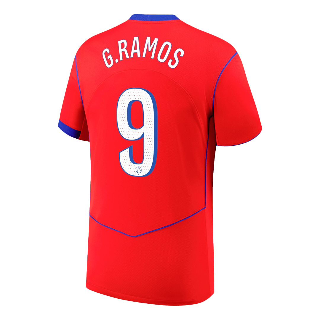 G.RAMOS #9 PSG Third Away Fotballdrakt 2025/26
