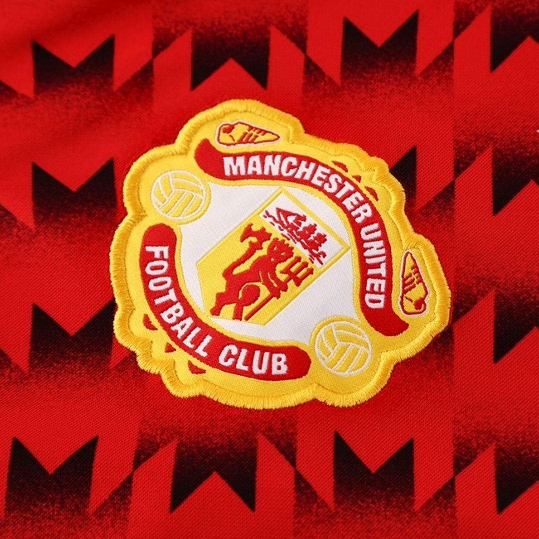 Manchester United jakke treningsdress 2025/26 rød&svart