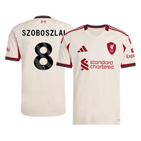 SZOBOSZLAI #8 Liverpool Vieraspelipaita 2025/26
