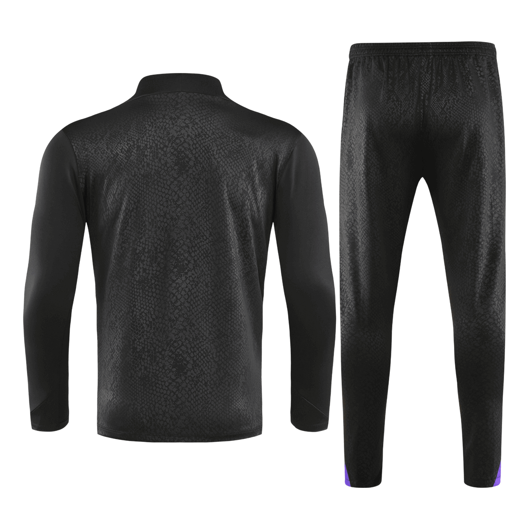 Barcelona 1/4 Zip Tracksuit 2025/26 Svart
