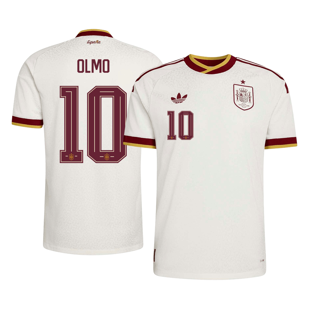 OLMO #10 Spania Bortespillerversjon Jersey World Cup 2026