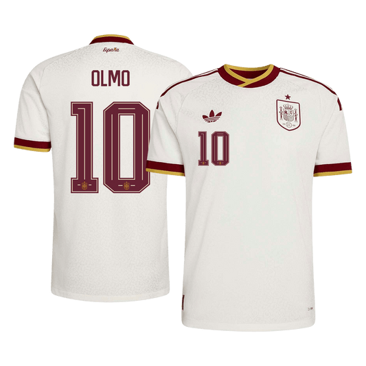 OLMO #10 Spania Bortespillerversjon Jersey World Cup 2026