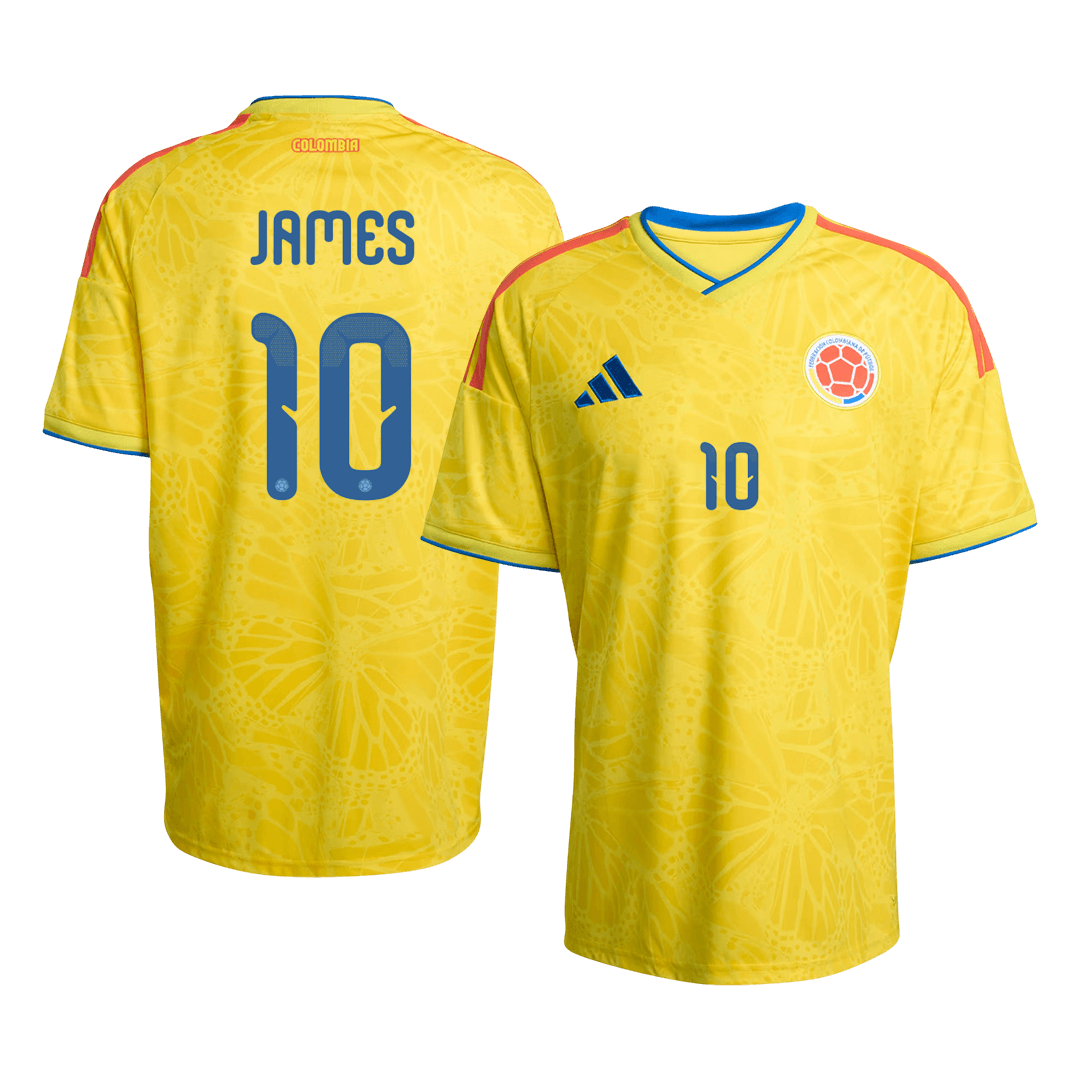 JAMES #10 Colombia hjemmefotballdrakt VM 2026