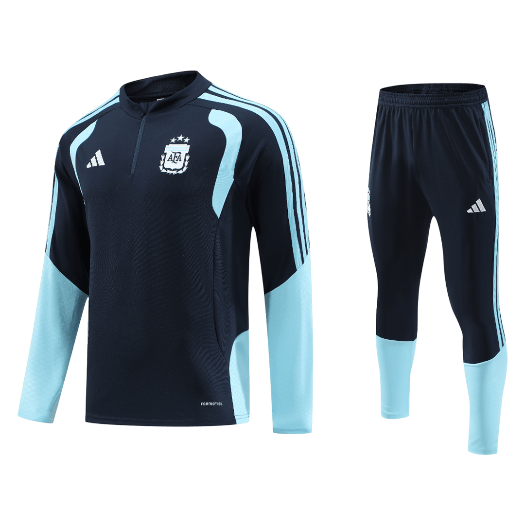 Argentina Zipper Sweatshirt Kit (Topp+bukser) 2026 Navy