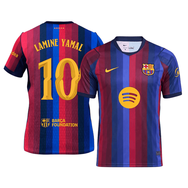 LAMINE YAMAL #10 Barcelona Hjemmefotballdrakt 2026/27 -UCL