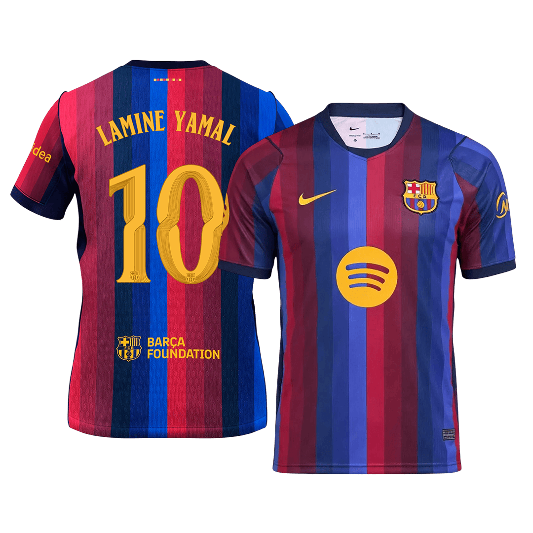 LAMINE YAMAL #10 Barcelona Hjemmefotballdrakt 2026/27 -UCL