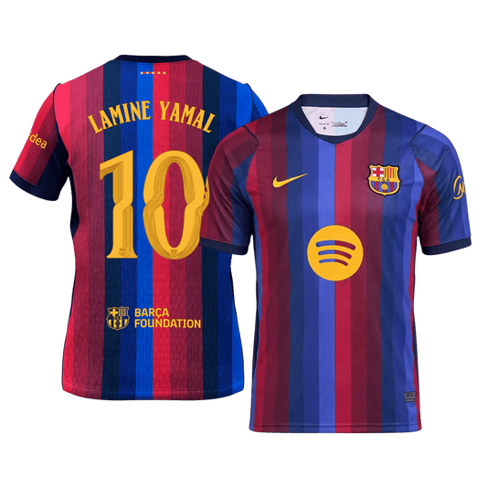 LAMINE YAMAL #10 Barcelona Hjemmefotballdrakt 2026/27 -UCL