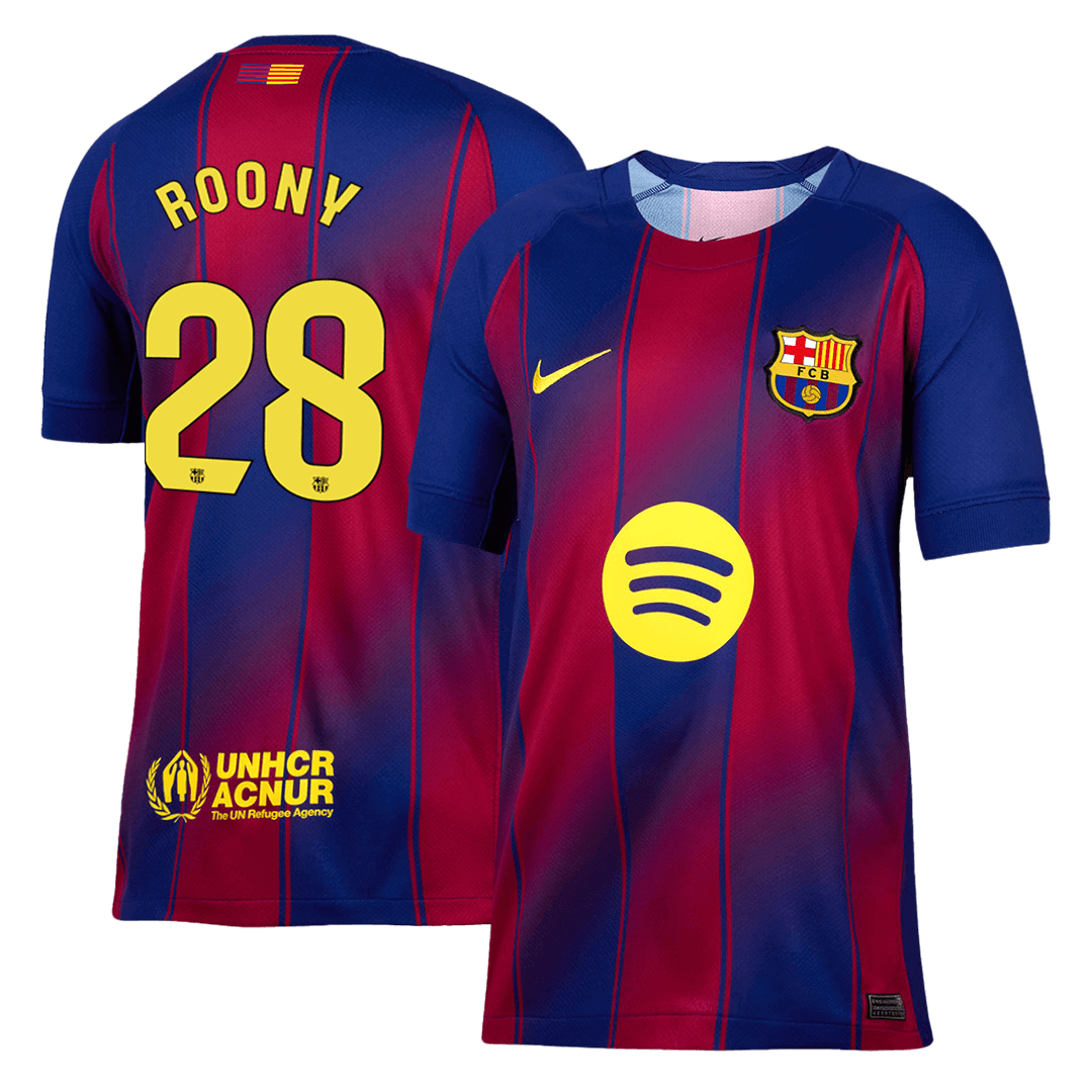 ROONY #28 Barcelona hjemmefotballdrakt 2025/26