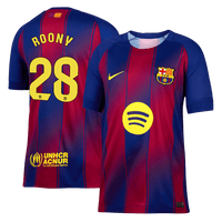 ROONY #28 Barcelona kotipelipaita 2025/26