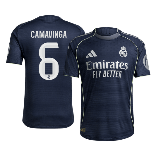 CAMAVINGA #6 Real Madrid Autentisk Fotballdrakt Borte 2025/26