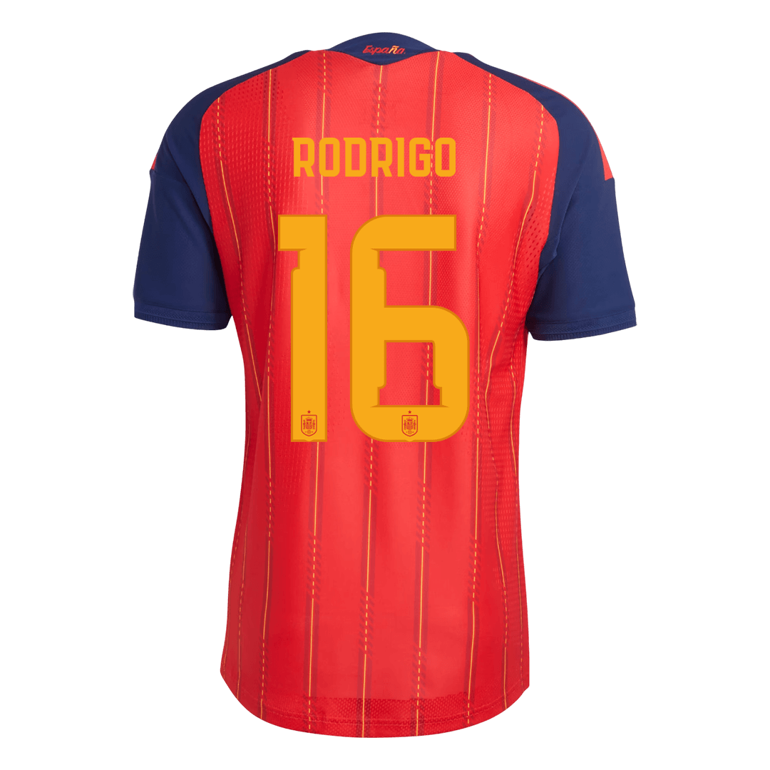 RODRIGO #16 Spania Hjemmespillerversjon Jersey World Cup 2026
