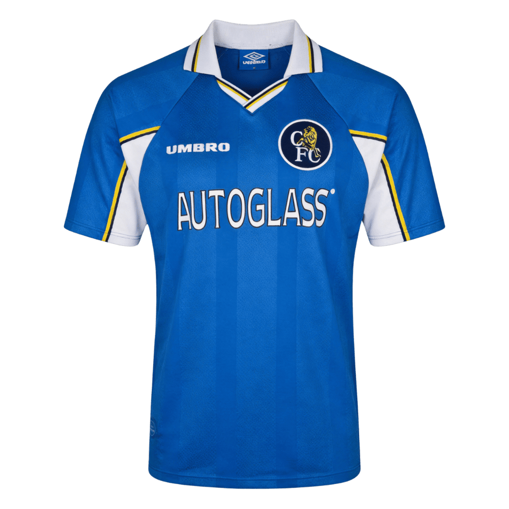 Retro jalkapallopaita Chelsea Home 1997/99