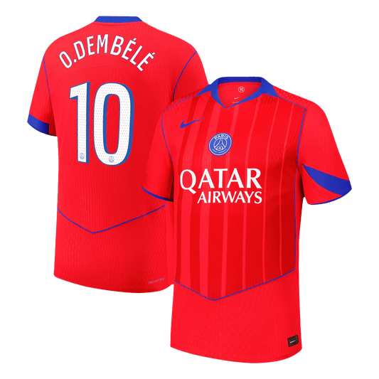 O.DEMBéLé #10 PSG Third Away Autentisk fotballdrakt 2025/26