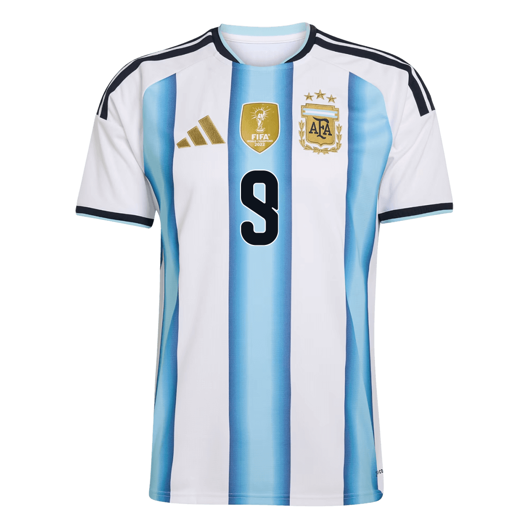 J. ALVAREZ #9 Argentina hjemmefotballdrakt VM 2026