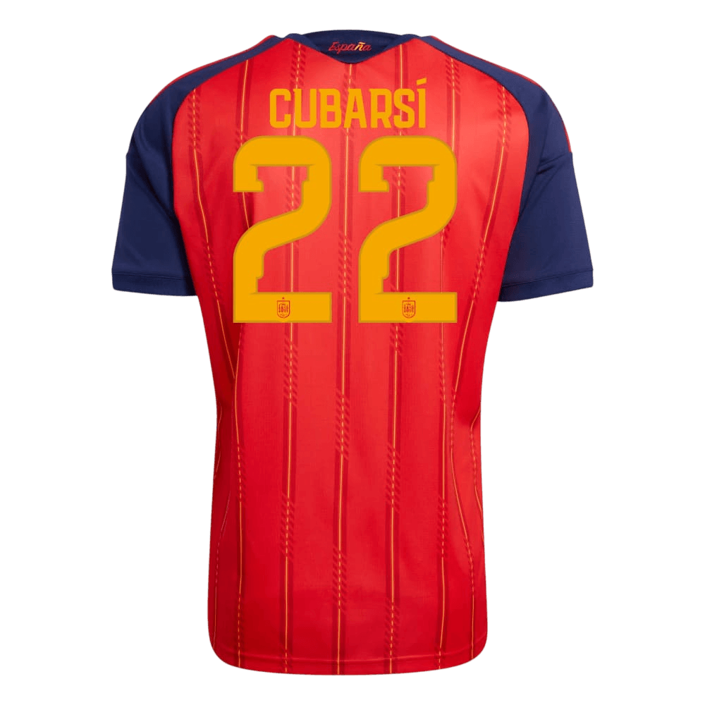 CUBARSí #22 Spania Hjemmespillerversjon Jersey World Cup 2026 - Champion