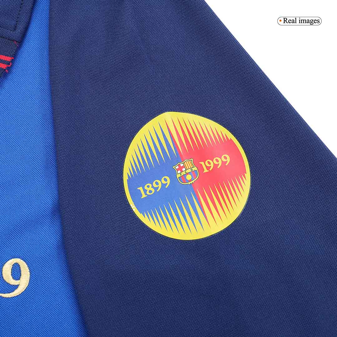 Retro fotballdrakt Barcelona Home Langermet 1999/00
