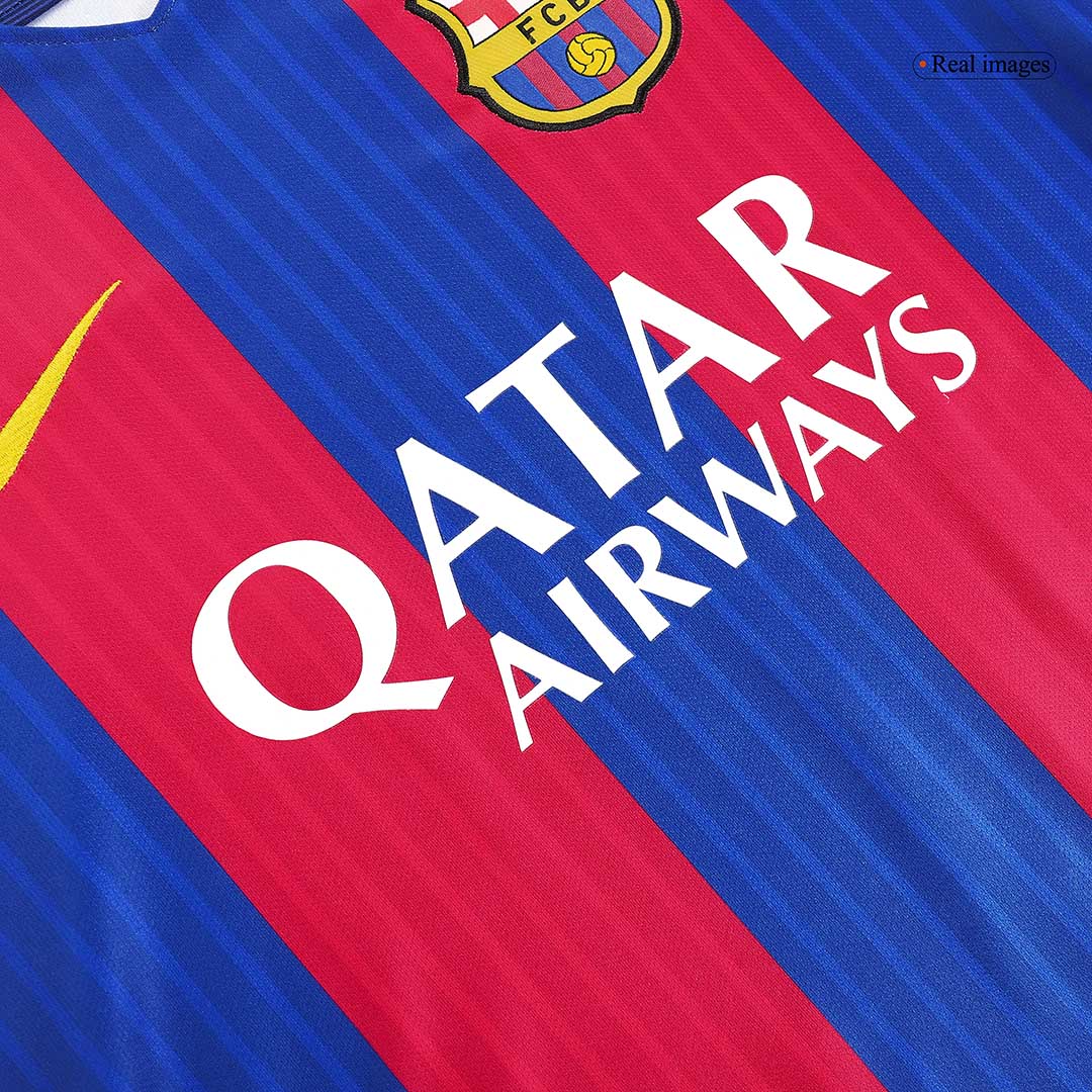 Retro fotballdrakt MESSI #10 Barcelona Hjem 2016/17