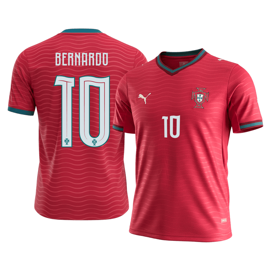BERNARDO #10 Portugal hjemmefotballdrakt VM 2026